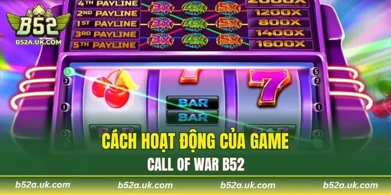 Cách hoạt động của game Call Of War B52